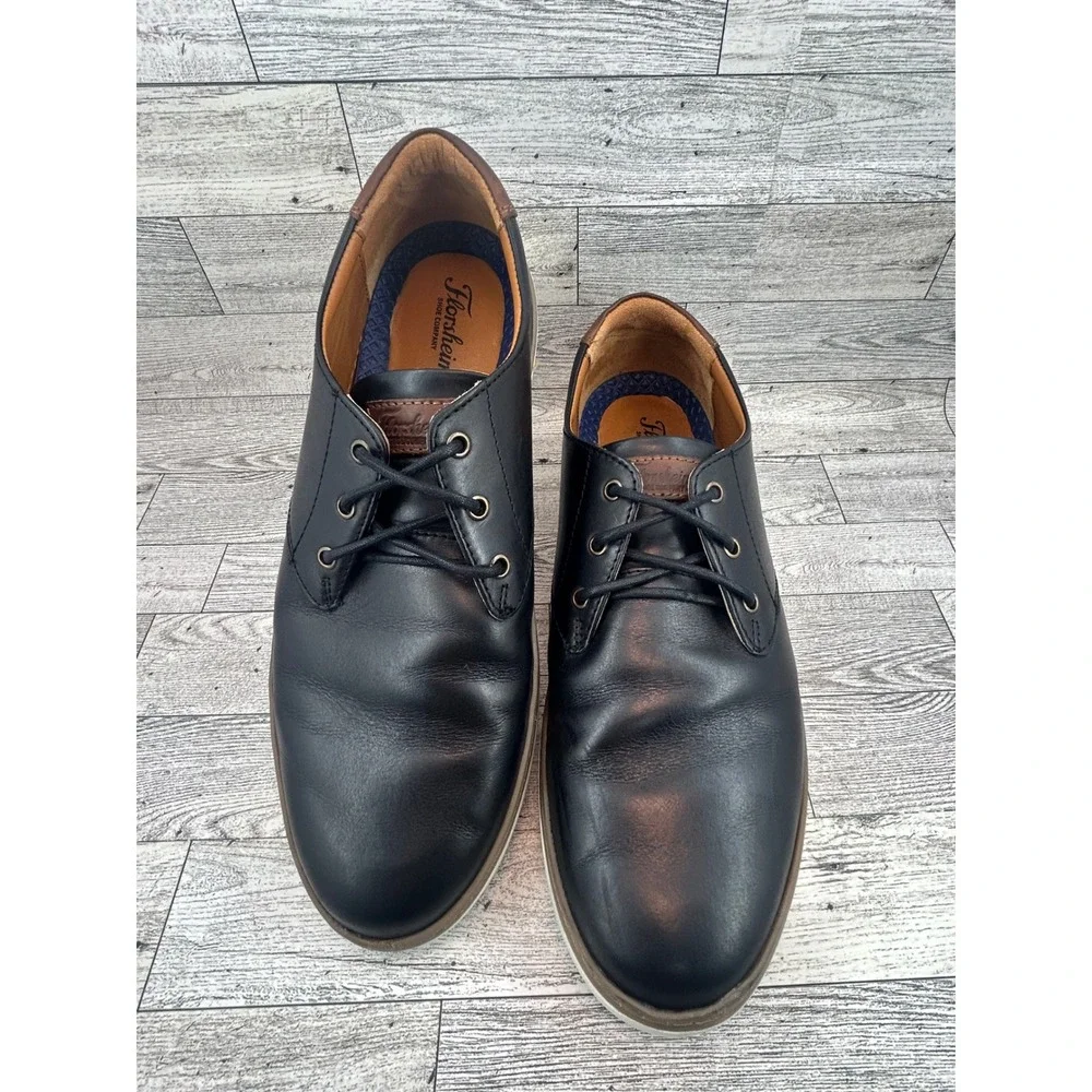 Florsheim Mens Black Leather Oxfords‎ Dress Shoes Casual Comfort Size 12M